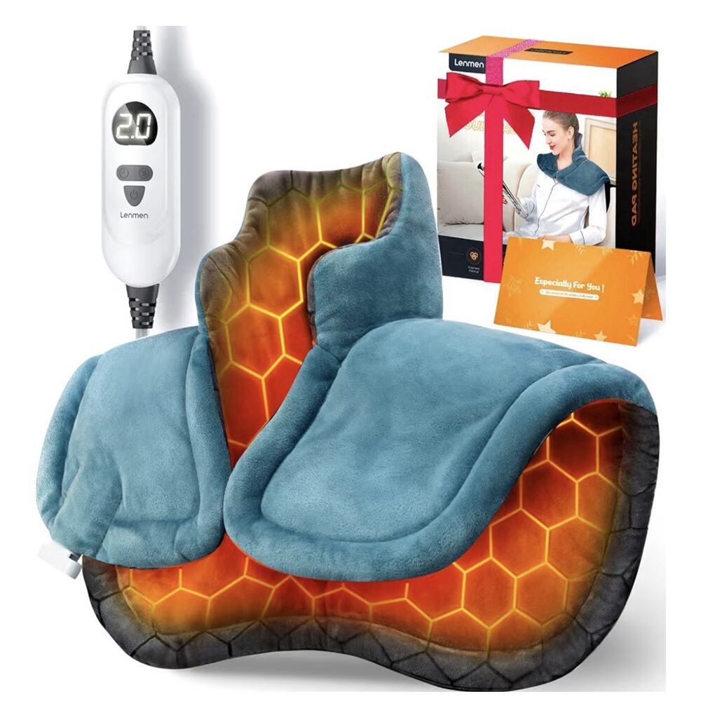 Graphene-Infused Heating Pad 3X Deeper Pain Relief, Weighted Instant Heating ...